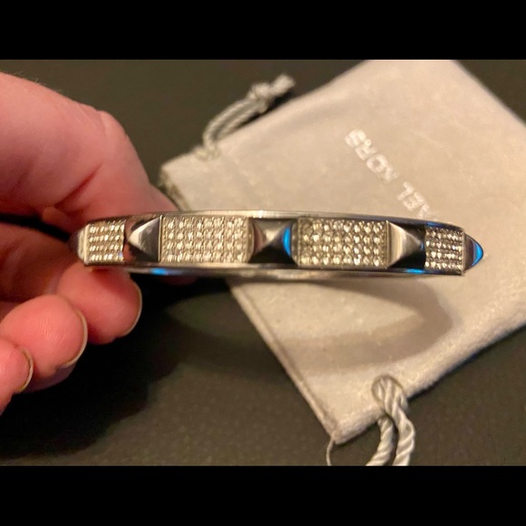 Michael Kors Studded Pave Bangle - Picture 1 of 4